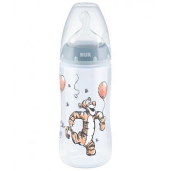 NUK First Choice Πλαστικό Μπιμπερο Με Δεικτη Ελεγχου Θερμοκρασιας Winnie (300Ml) 1Τμχ 10741035 4008600387619