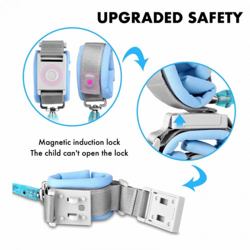 Toys-shop Choice Kaichi Βραχιολάκι Ασφαλείας Για Παιδιά Anti Lost Strap Μπλε JM087969 / Blue 5202200004405