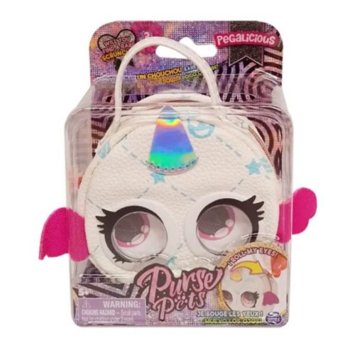 Spin Master Purse Pets - Micro Fashion Clutch Bag With Rotating Eyes Version 12 - 1 Τμχ 6062213 778988375259