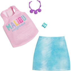 Mattel Barbie Fashion Pack Skirt With Malibu T-Shirt GWD96 / HBV35 194735002184