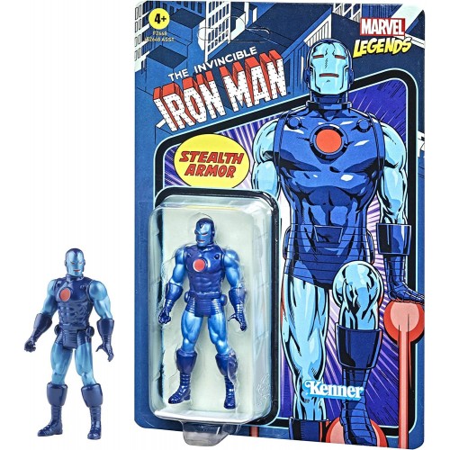 Hasbro Marvel Legends Retro Stealth Suit Iron Man 10Cm F2648 / F2668 5010993848850