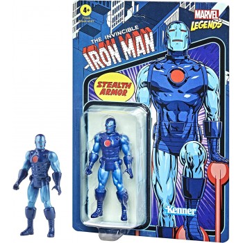 Hasbro Marvel Legends Retro Stealth Suit Iron Man 10Cm F2648 / F2668 5010993848850