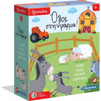 Clementoni Sapientino Educational Game Happy Farm For Ages 4+ 1024-63273 8005125632732