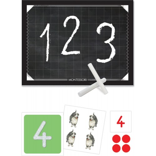 Clementoni Montessori Educational Game The Numbers For Ages 4-6 1024-63221 8005125632213