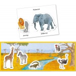 Clementoni Montessori Εκπαιδευτικό Παιχνίδι Τα Ζώα Για 3-6 Χρονών 1024-63224 8005125632244