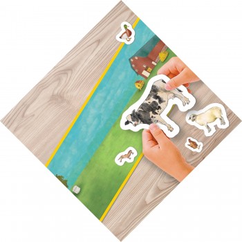 Clementoni Montessori Educational Game Animals For Ages 3-6 1024-63224 8005125632244