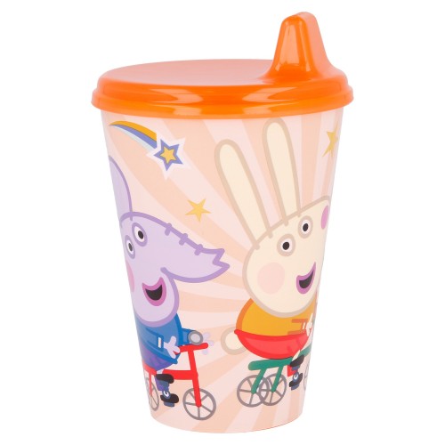 Stor Peppa Easy Sipper Glass 430ML B41284 8412497412846