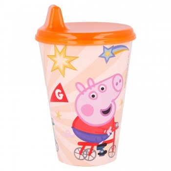 Stor Peppa Easy Sipper Glass 430ML B41284 8412497412846
