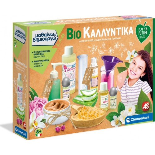 Clementoni Science And Play Lab Play For Future Educational Game Bio Cosmetics For Ages 8+ 1026-63397 8005125633975
