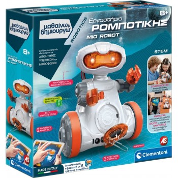 Clementoni Science And Play Robotics Educational Game Robotics Laboratory Mio Robot For Ages 8+ 1026-63527 8005125635276
