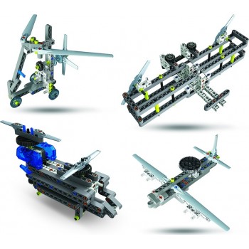 Clementoni Μαθαίνω Και Δημιουργώ Build Εκπαιδευτικό Παιχνίδι Εργαστήριο Μηχανικής Αεροπλάνα Και Ελικόπτερα 8+ 1026-63841 8005125