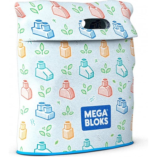 MEGA Build n Play Bag Building Set, 60 big building blocks made from plant-based plastics GVX10 887961934564