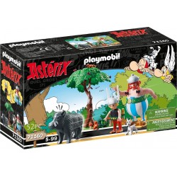 Playmobil Asterix Wild Boar Hunting, With Tilting Tree 71160 4008789711601