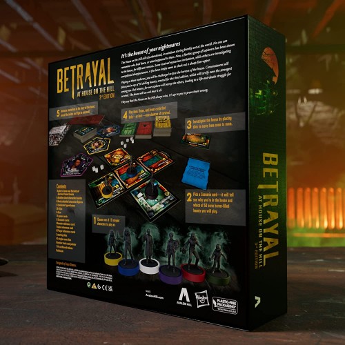 Hasbro Gaming Avalon Hill Betrayal At The House On 3Rd Edition Cooperative Board Game F4541 5010993929238