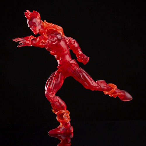 Hasbro Marvel Legends Series Retro Fantastic Four The Human Torch 6-Inch Περιλαμβάνει 5 Αξεσουάρ F0351 5010993842544