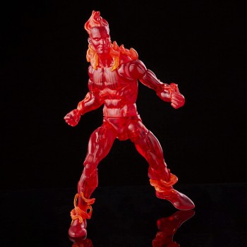 Hasbro Marvel Legends Series Retro Fantastic Four The Human Torch 6-Inch Περιλαμβάνει 5 Αξεσουάρ F0351 5010993842544
