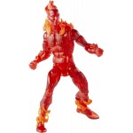 Hasbro Marvel Legends Series Retro Fantastic Four The Human Torch 6-Inch Action Figure Toy, Includes 5 Accessories F0351 5010993