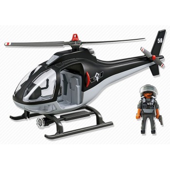 Playmobil Αστυνομικό Ελικόπτερο Άμεσης Δράσης 5563 4008789055637