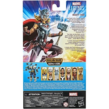 Hasbro Marvel Legends Series Thor: Love and Thunder Mighty Thor 6-inch 4 Accessories, 1 Build-a-figure F1060 5010993964369