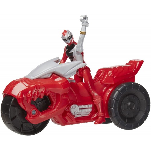 Hasbro Power Rangers Dino Fury Rip N Go T-Rex Battle Rider And Red Ranger 6-Inch-Scale όχημα F3938 / F4213 5010993933549