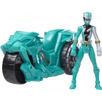 Hasbro Power Rangers Dino Fury Rip N Go Sabertooth Battle Rider And Green Ranger 6-Inch-Scale Vehicle F3938 / F4214 501099393355