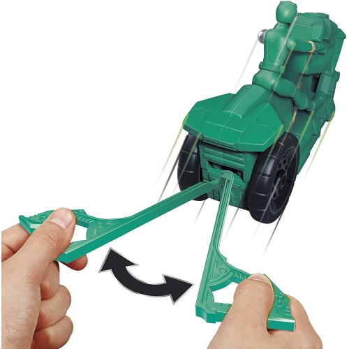 Hasbro Power Rangers Dino Fury Rip N Go Sabertooth Battle Rider And Green Ranger 6-Inch-Scale Vehicle F3938 / F4214 501099393355
