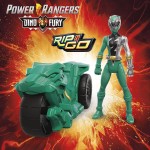 Hasbro Power Rangers Dino Fury Rip N Go Sabertooth Battle Rider And Green Ranger 6-Inch-Scale Vehicle F3938 / F4214 501099393355