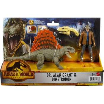 Mattel Jurassic World Dr. Alan & Grant Dimetrodon HDX46 / GWM25 887961942781