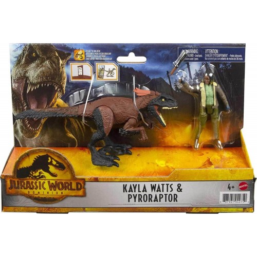 Mattel Jurassic World Kayla Watts & Pyroraptor HDX46 / GWM27 887961942750