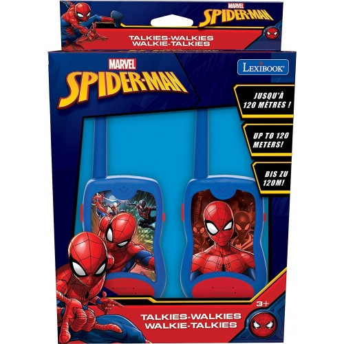 Lexibook Walkie Talkie Spiderman With 120 Meters Scope 25.TW12SP 3380743064123