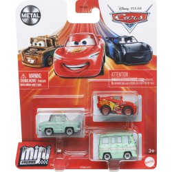 Mattel Disney Pixar Cars Mini Racers 3 Pack Rusty Dusty Rusteze μινι αυτοκινητακια - σετ των 3 GKG01 / HFC65 194735037520