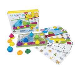 Lalaboom Educational Peg Board 21 Pcs For 18-48 Months 1000-86150 4897067861509