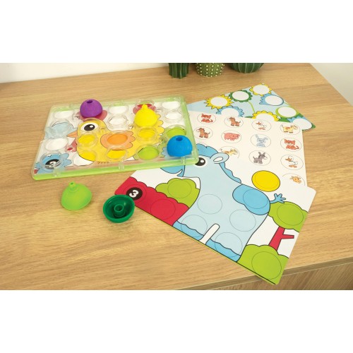 Lalaboom Educational Peg Board 21 Pcs For 18-48 Months 1000-86150 4897067861509