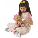 Mattel My Garden Baby Snack And Snuggle Kitten Interactive Hot Pink Doll HHP29 194735073764