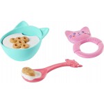 Mattel My Garden Baby Snack And Snuggle Kitten Interactive Hot Pink Doll HHP29 194735073764