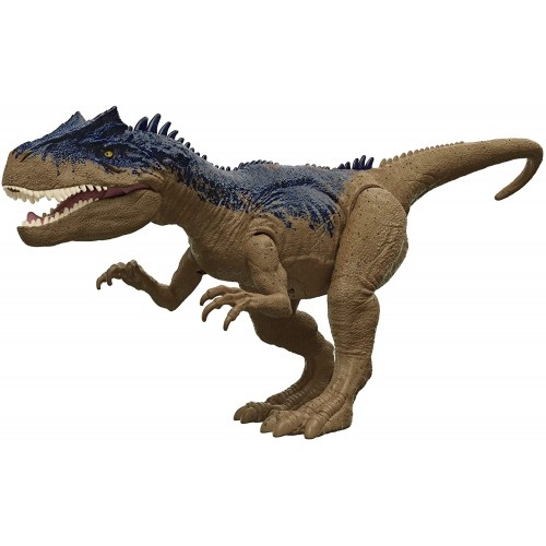 Mattel Jurassic World Camp Cretaceous Roar Attack Allosaurus Dinosaur Action Figure With Strike Feature And Sounds GWD06 / HCL91