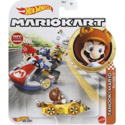Mattel Hot Wheels Mario Kart Cars Tanooki Mario Bumble V GBG25 / HDB31 194735018963