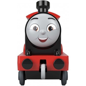 Mattel Thomas And Friends Die-Cast Push-Along James Toy Train Engine For Preschool Kids Ages 3+ HFX91 / HDY62 194735035434