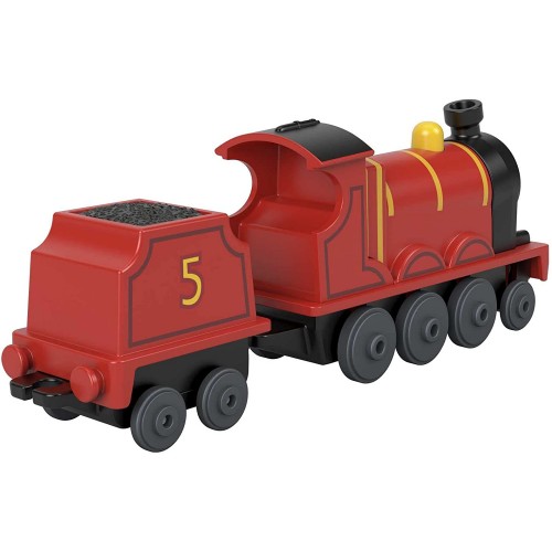 Mattel Thomas And Friends Die-Cast Push-Along James Toy Train Engine Τομας Το Τρενακι -Τρενακια Με Βαγονι HFX91 / HDY62 19473503