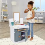 Little Tikes First Bathroom Appliances Έπιπλο Νιπτήρας Μπάνιου με 12 Αξεσουάρ Μπάνιου 657771EUC 050743657771