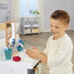 Little Tikes First Bathroom Appliances Έπιπλο Νιπτήρας Μπάνιου με 12 Αξεσουάρ Μπάνιου 657771EUC 050743657771