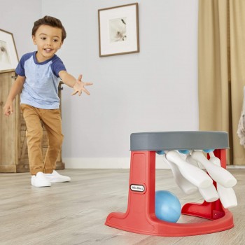 Little Tikes My First Bowling 6 Pin Set With Easy Reset For Kids Ages 2-5 Years Old 655159EUC 050743655159