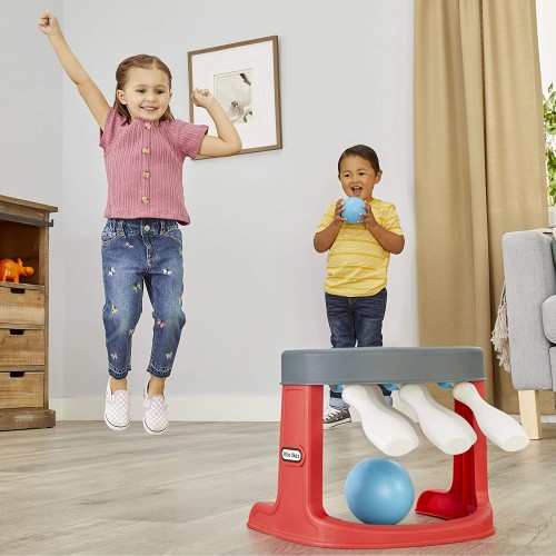 Little Tikes My First Bowling 6 Pin Set With Easy Reset For Kids Ages 2-5 Years Old 655159EUC 050743655159