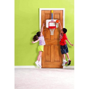 Little Tikes Attach N Play Basketball Game White Μπασκέτα Πόρτας με Μπάλα 622243MP1 050743622243
