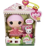MGA Entertainment Lalaloopsy Littles Doll- Trinket Sparkles And Pet Yarn Ball Kitten, 7 Princess Doll With Pink Outfit And Acces