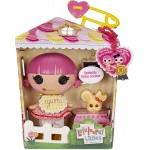 MGA Entertainment Lalaloopsy Littles Doll Sprinkle Spice Cookie And Pet Cookie Mouse, 7 Baker Doll With Pink/Yellow Outfit And A