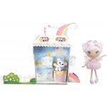 MGA Entertainment Lalaloopsy Doll Cloud E. Sky And Pet Poodle, 13 Angel Doll With White Hair, Halo, Wings, Pink Outfit And Acces