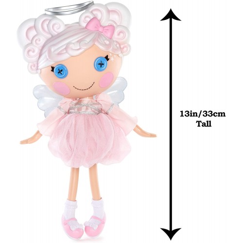 MGA Entertainment Lalaloopsy Doll Cloud E. Sky And Pet Poodle, 13 Angel Doll With White Hair, Halo, Wings, Pink Outfit And Acces