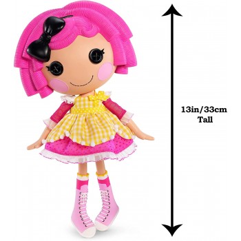 MGA Entertainment Lalaloopsy Doll- Crumbs Sugar Cookie Και Pet Mouse, 13 "Κούκλα Αρτοποιίας Με Ροζ Μαλλιά, Ροζ Και Κίτρινο Στολή