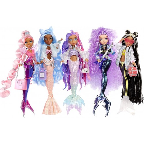 MGA Entertainment Mermaze Mermaidz - Jordie - Mermaid Fashion Doll With Colour Change 580836EUC 035051580836